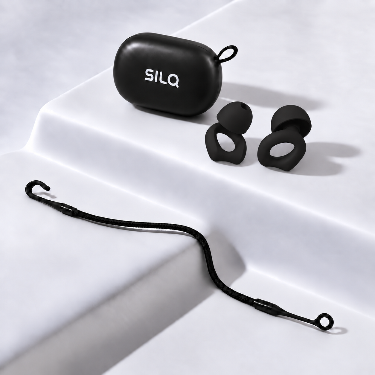 SILQ Sleep correctamente colocado en el oído